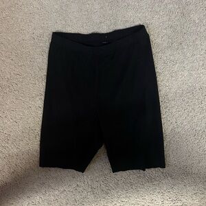 Black biker shorts